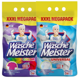 WäscheMeister Proszek Universal i Color 2x10,5 kg