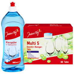 G&G zestaw środków do zmywarki 5 sztuk