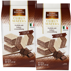 Feiny Biscuits Cubus Wafle z Kremem Kakaowym 125 g