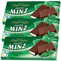 Maitre Truffout Czekolada Nadziewana Miętowa 100 g