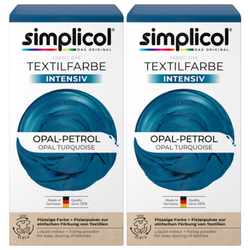 Simplicol Intensiv Barwnik do Tkanin Opal-Petrol 2 sztuki