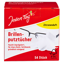 Jeden Tag Chusteczki do Czyszczenia Okularów 54 szt.