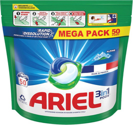 Ariel Alpine 3 in 1 Kapsułki do Prania 50 szt.