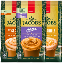 Jacobs Cappuccino Choco, Caramel, Vanille 3 sztuki
