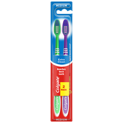 Colgate Extra Clean Szczoteczka do Zębów Średnia 2 szt.