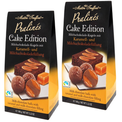 MaitreTruffout Pralinen Cake Edition Pralinki Mleczno-Karmelowe 2x148 g