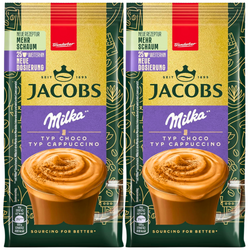 Jacobs Cappucino Czekoladowe z Czekoladą Milka 2x400 g