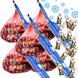 Only Mikołaje z Czekolady Mlecznej Świąteczne Bożonarodzeniowe 5x85 g