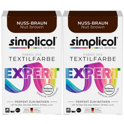 Simplicol Expert Barwnik do Tkanin Nuss-Braun 2x150 g