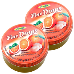 Woogie Landrynki w Puszce Pomarańczowe 2x200 g