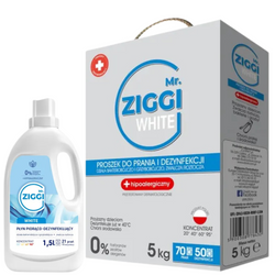 Mr. Ziggi Hipoalergiczny Proszek i Żel White