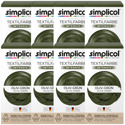 Simplicol Intensiv Barwnik do Tkanin Oliv-Grun Oliwkowa Zieleń 8 sztuk