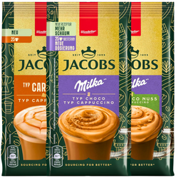 Jacobs Cappuccino Choco, Caramel, Nuss 3 sztuki