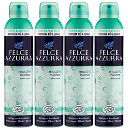 Felce Azzurra Muschio Bianco Odświeżacz Powietrza 4x250 ml