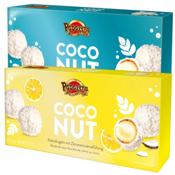 Papagena Kulki Waflowe z Kokosem i Kremem Cytrynowym Mix 2 sztuki