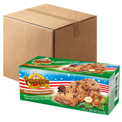 Papagena Choco Chip Ciastka z Kremem Orzechowym i Orzechami 18x130 g