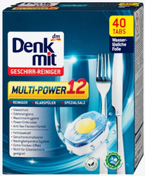 Denkmit Multi-Power 12 Tabletki do Zmywarki  40 szt.