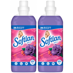 Softlan Passion Rose Płyn do Płukania 2x650 ml