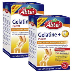 Abtei Gelatine Żelatyna + Wit. C 2 x 400 g