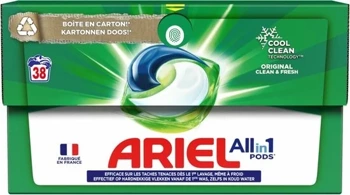 Ariel Original All in 1 Cool Clean Kapsułki do Prania 38 szt.