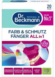 Dr.Beckmann Chusteczki Wyłapujące Kolor i Brud 3w1 20 szt.