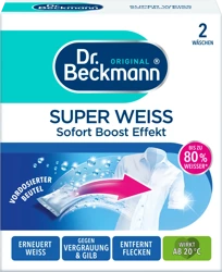 Dr.Beckmann Super Weiss Wybielacz 2 x 40 g DE