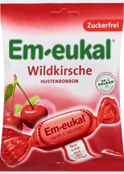 Em-eukal Wildkirsche Cukierki bez Cukru 75 g