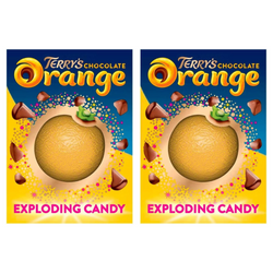 Terry's Chocolate Orange Exploding Candy 147g x2