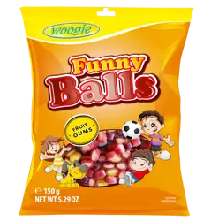 Woogie Funny Balls Żelki 150 g