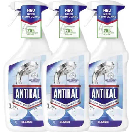 Antikal Anti- Calcaire Classic  Środek na Kamień 3x 750 ml