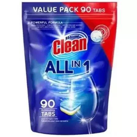 At Home Clean All in 1 Tabletki do Zmywarki 90 szt.