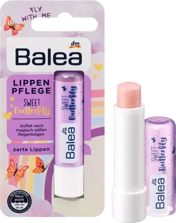 Balea Sweet Butterfly Pielęgnacja Ust  4,8 g