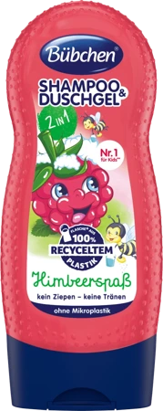 Bübchen Kids 2w1 Raspberry Fun Szampon i Żel pod Prysznic  230 ml