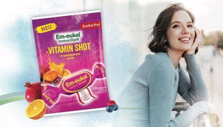 Em-eukal Vitamin Shot Cukierki bez Cukru 75 g