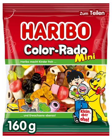 Haribo Color-Rado Minis Żelki 160 g