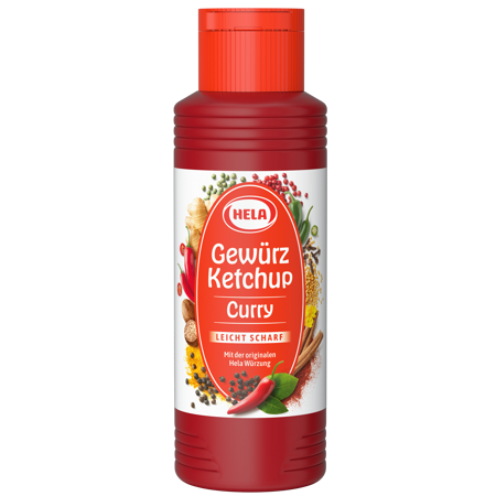 Hela Curry Gewürz Ketchup Leicht Scharf 300 ml