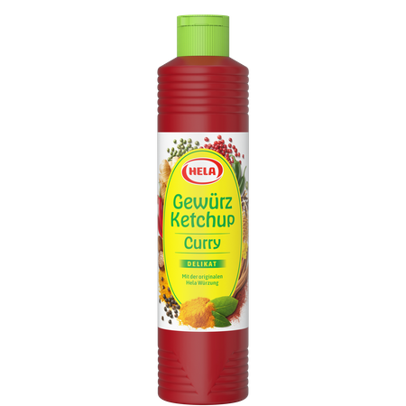 Hela Gewürz Ketchup Curry Delikat 800 ml