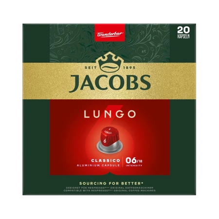 Jacobs Classico Lungo 6 Kapsułki 20 szt.