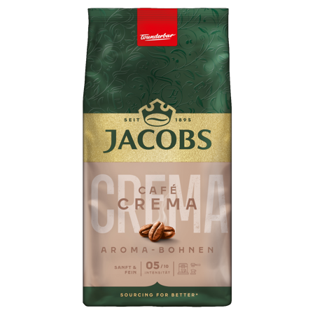 Jacobs Crema Aroma-Bohnen Kawa Ziarnista 500 g