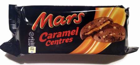 Mars Caramel Centre Chewy Chocolate Biscuits  144 g