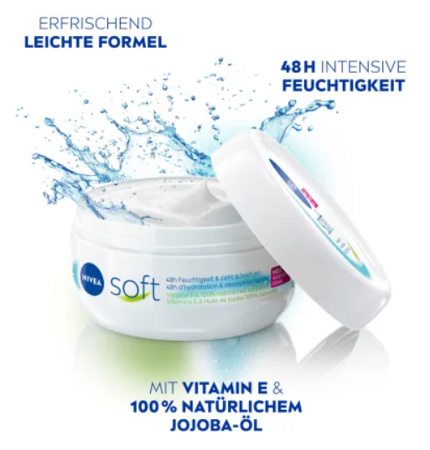 Nivea Soft Krem Nawilżający 200 ml