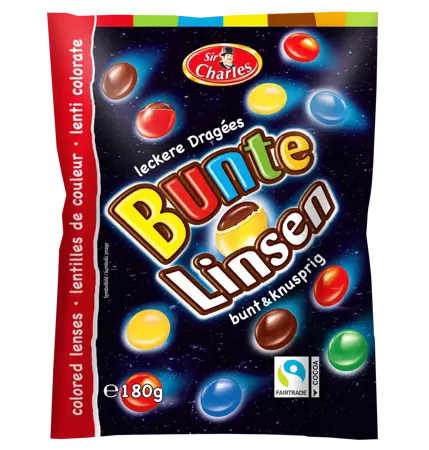 SirCharles Bunte Linsen 180 g