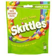 Skittles Crazy Sours Sweets 196 g