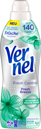 Vernel Fresh Control Fresh Breeze Płyn do Płukania 32 prania