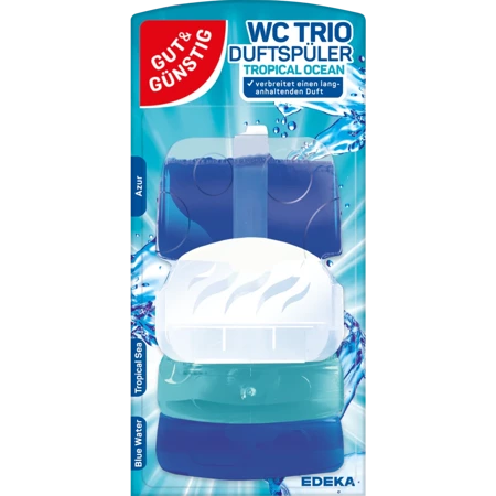 G&G WC Trio Tropical Ocean Zawieszka WC 3 x 55 ml