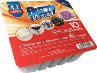 Buzzy Soap Pads Gąbki Zmywaki Nasączone 10 szt.