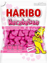 Haribo Herzbeben Żelki 160 g