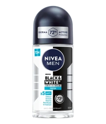 Nivea Men Black&White Invisible  Fresh Antyperspirant Roll-On 50 ml