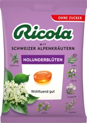 Ricola Holunderblüte Cukierki bez Cukru 75 g