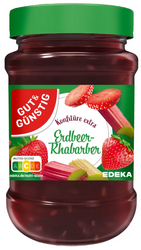 G&G Konfitura Extra Truskawka Rabarbar 450 g